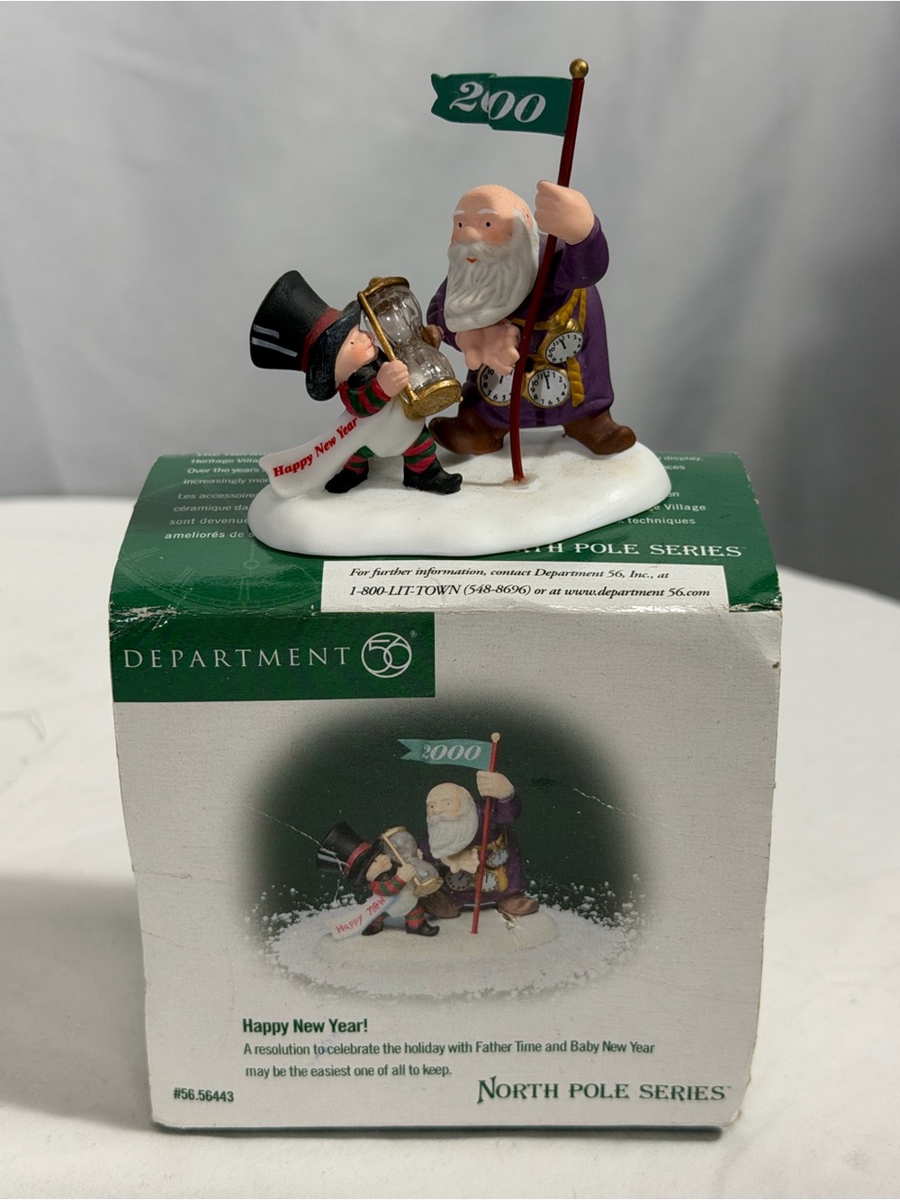 Department 56 North Pole Series Happy New Year
Father Time 2000 Christmas